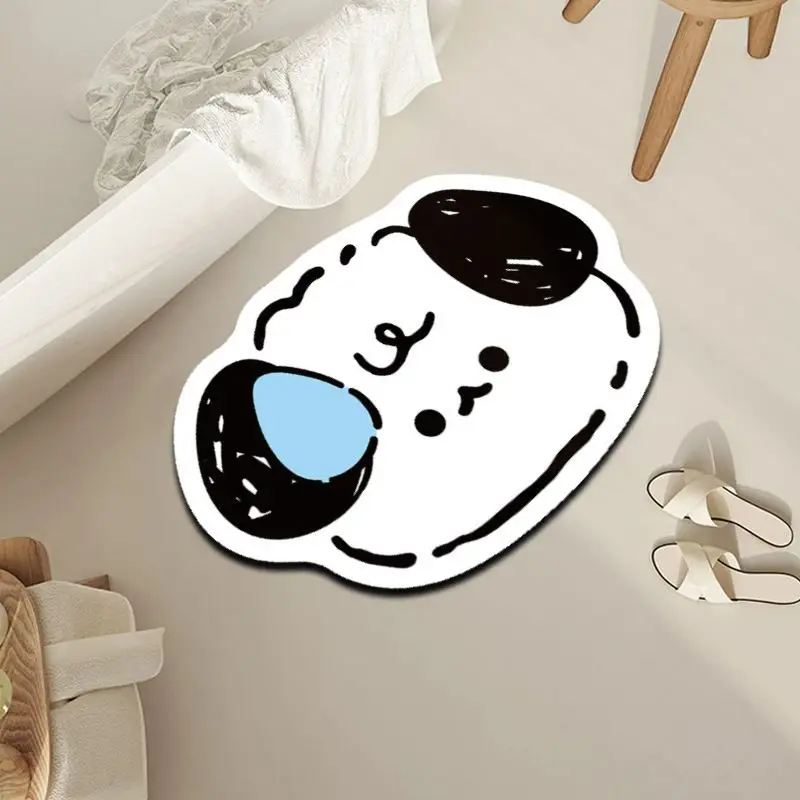 VIKAMA Cartoon Animal Shaped Doormats, Water Absorbent Non Slip Bathroom Indoor Outdoor Entryway Rug, Home Decor