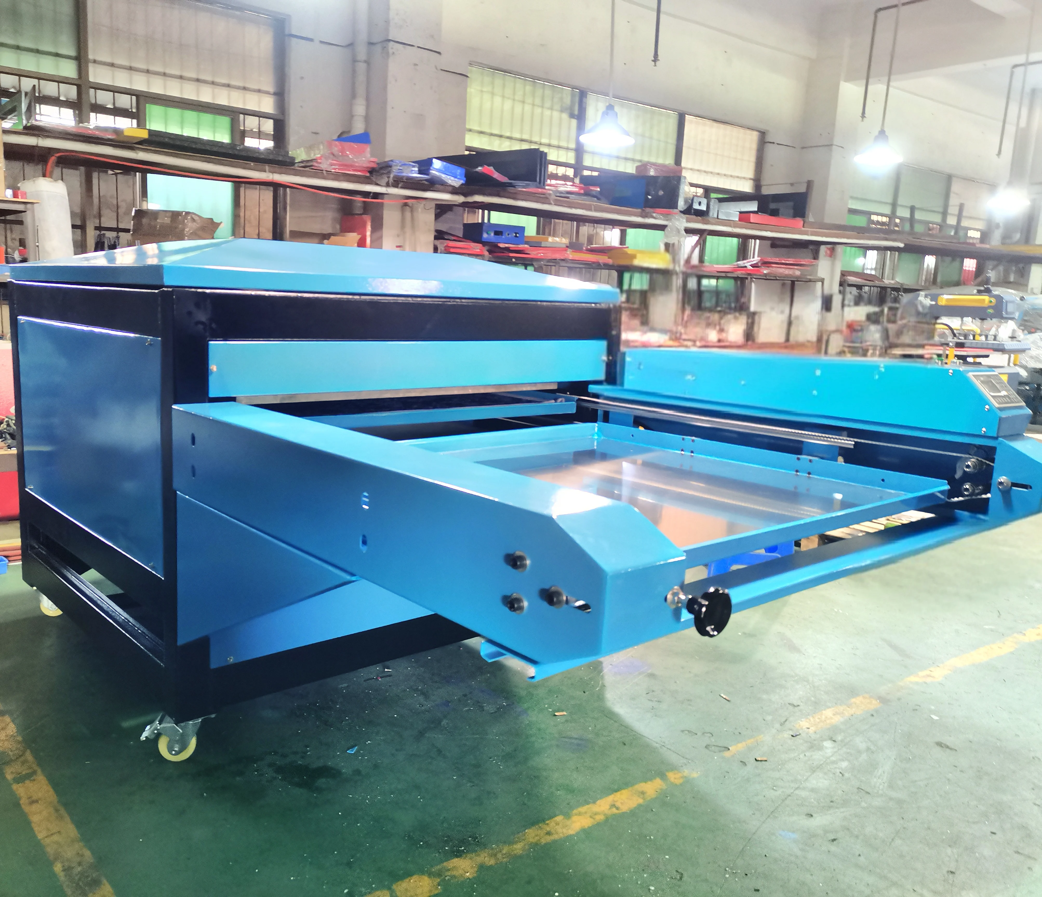 Shenghua CY-001B Fully Automatic Pneumatic Big Size Double Station Sublimation Heat Press Machine 110X170cm Large