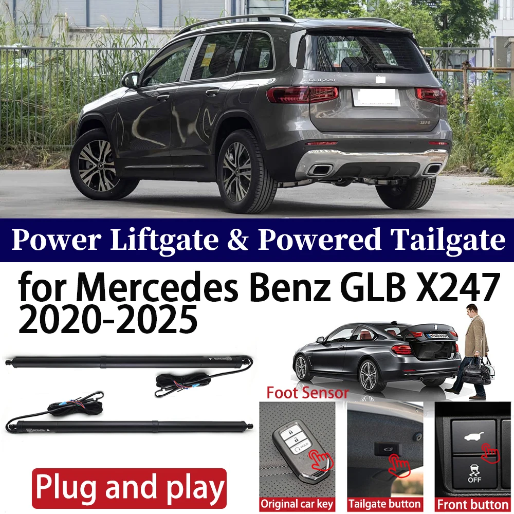 

for Mercedes Benz GLB X247 2020-2025 Car Auto Power Electric Tailgate Liftgate Lift Trunk Closer System Boot Lift Motor Kit