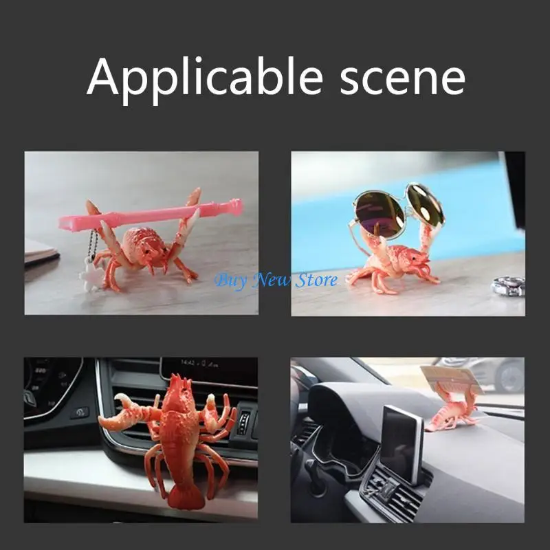 

20CE Japanese for Creative Lobster Pen Holder Weightlifting Lobster Penholder Bracket Storage Rack Stationery
