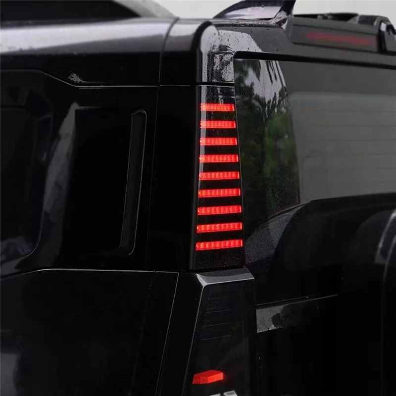 AASS-مصباح مكبح القيادة D-عمود أضواء أضواء خلفية 1 مجموعة ل Jetour Traveller T2 2023 2024 الديناميكي LED بدوره مصباح إشارة #4