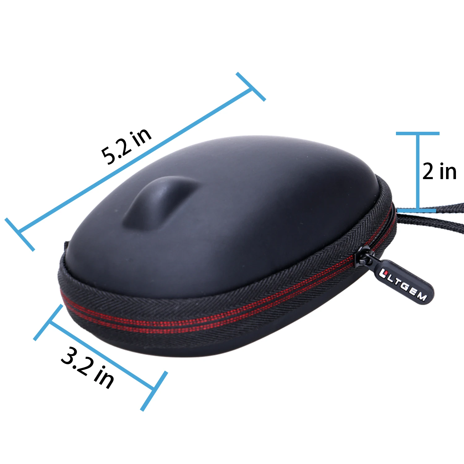 LTGEM-funda de viaje rígida EVA para Logitech G305 Lightspeed, ratón inalámbrico para juegos, almacenamiento portátil