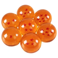 Dragon Ball Z 3.5cm Stars Crystal Ball Anime Orange Crystal Desktop Ornaments Toys Collection for Kids Gift