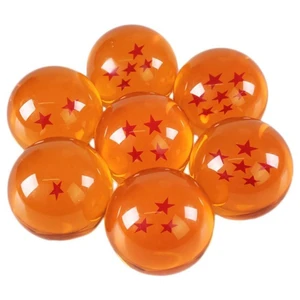 Dragon Ball Z 3.5 Cm Bintang Bola Kristal Anime Orange Crystal Desktop Ornamen Koleksi Mainan untuk Anak-anak Hadiah 6 radar dragon ball z penjualan terbaik - №