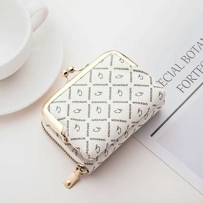 Wallet For Women Fashionable Compact Short Zero Wallet Large Capacity Clip Bag Multi Card Slot Card Bag