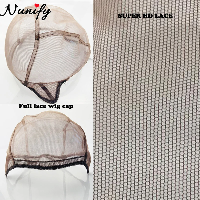 Nunify Wig Cap For Making Wigs Full Swiss Lace Ventilating Wig Cap For Hair Extension Wave Caps Hairnet U Part Top Quality