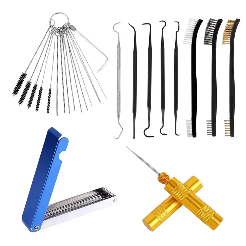 

For Motorcycle, ATV, Lawn Mower& Small Engine Compatible Carburetor Jet Cleaning Tool Kit