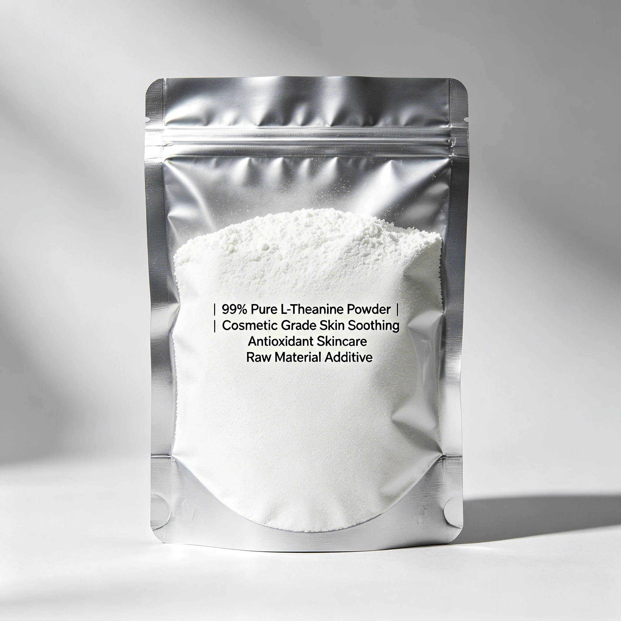 99% Pure L-Theanine Powder | Cosmetic Grade Skin Soothing Antioxidant Skincare Raw Material Additive