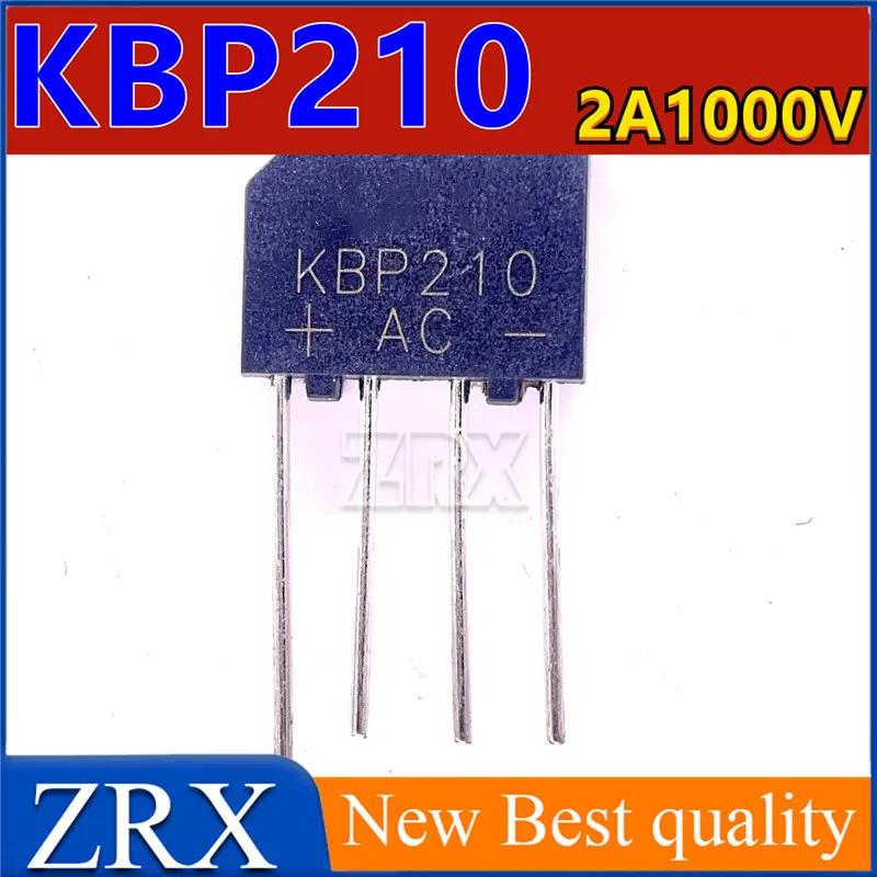 オリジナルのフラットコンバーターブリッジ,新品,2 a1000v,kbp210,ロット5個