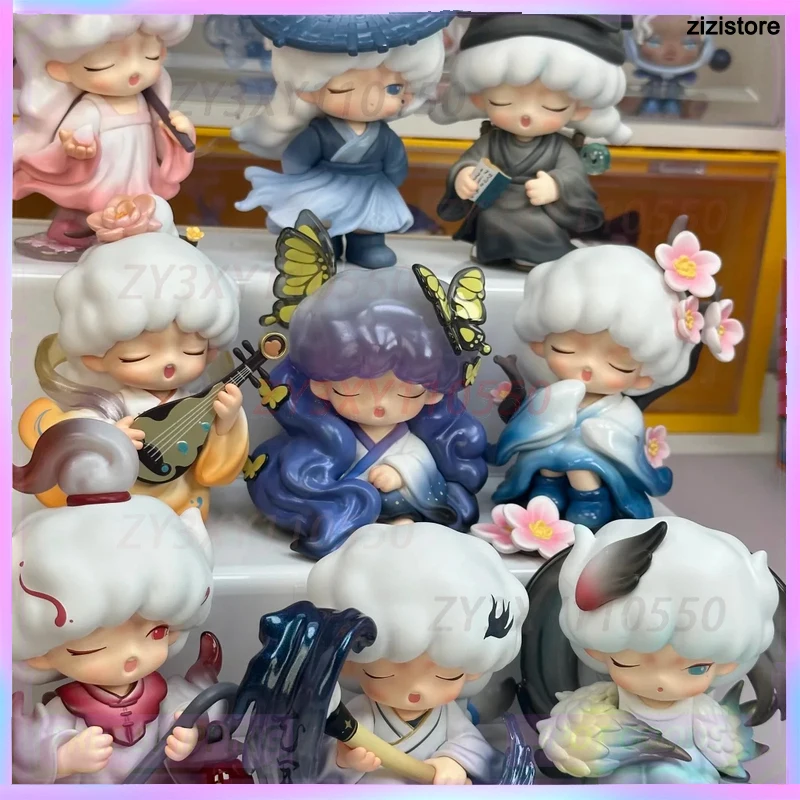 

Новая серия Jotoys Yumo Yunmeng Zhiyi, слепая коробка, национальный ветер, ручная работа, Tide Play Girl, сюрприз, праздничный подарок, игрушки