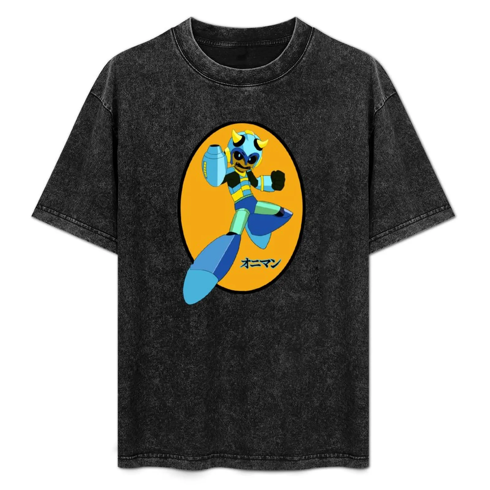 

Oniman T-Shirt Work Short Sleeve Cotton Top