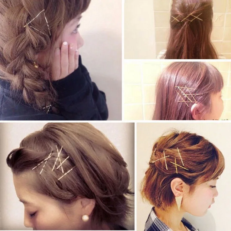 150/50PCS Schwarz Haarnadeln Für Frauen Haar Clip Dame Bobby Pins Unsichtbare Welle Hairgrip Haarspange Haarspange haar Clips Zubehör – Detail 7