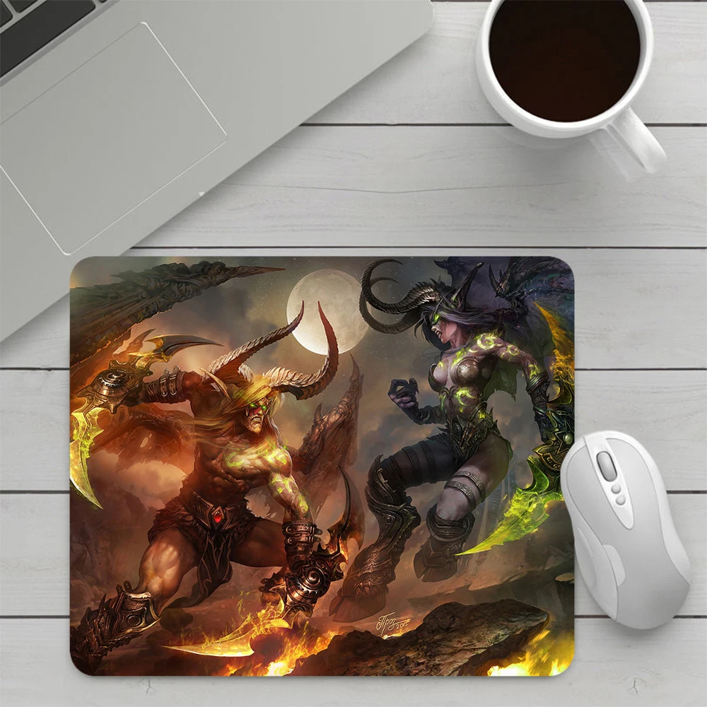 World of Warcraft Small Gaming Mouse Pad Computer Mousepad PC Gamer Mouse Mat Laptop Office Mausepad XXL Keyboard Mat Desk Pad