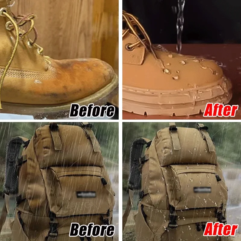Multi-Surface Hydrophobic Spray Nano Coating Waterproof Agent for Clothing Car Footwear Outdoor Gear