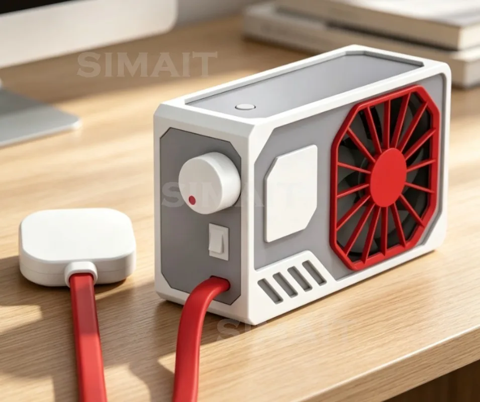 48W Magnetic Semiconductor Cooler for Tablet, Liquid Cooling Fan for Gaming Live Stream