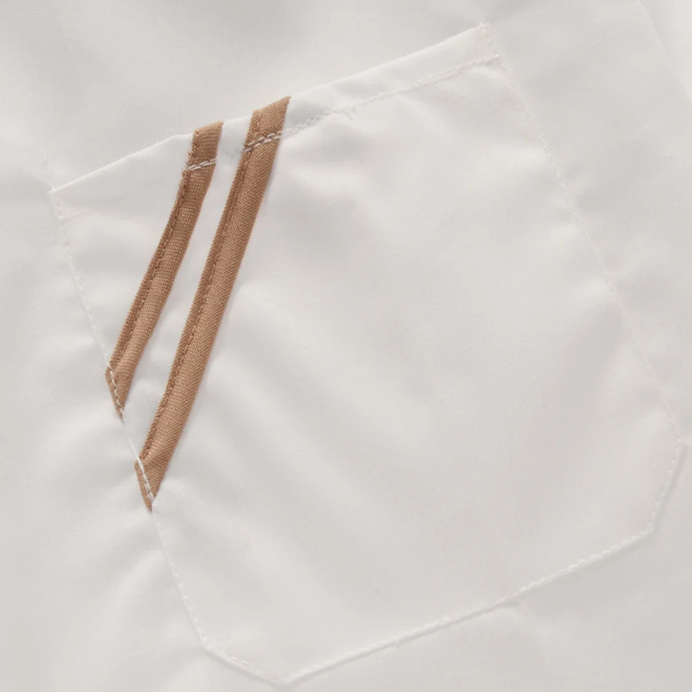 Kurzarm-Kochjacke, weiß, atmungsaktiv, ölbeständig, waschfest, professionelle Arbeitskleidung für Restaurant, Hotel, Küche