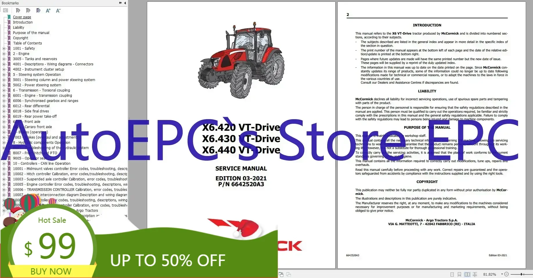 AutoEPC McCormick Tractor 13.1GB PDF German Language DE Training Manuals Operator & Service Manuals