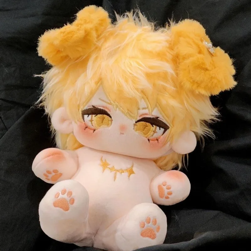 

20cm Phainon Cartoon Dolls Anime Honkai：Star Rail Plush Cotton Doll Body With Ear Cosplay Dress Up Clothes Toys Xmas Gift