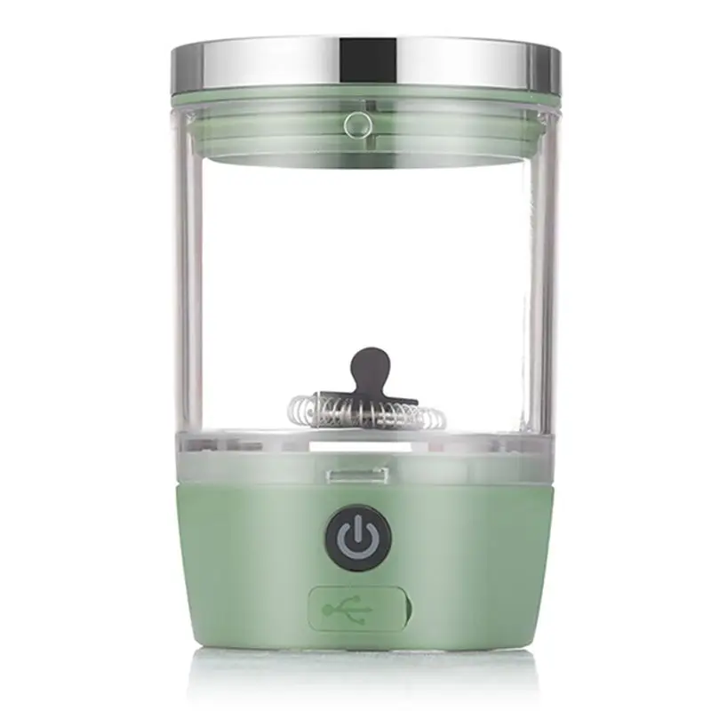 M12K-Utomatic Coffee Frother Electric Coffee Milk Frother Milk Art Frother Portable Frother Green