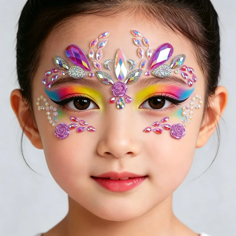 Y2K Face Rhinestones – Butterf - Body Jewelry Art 评论和价格