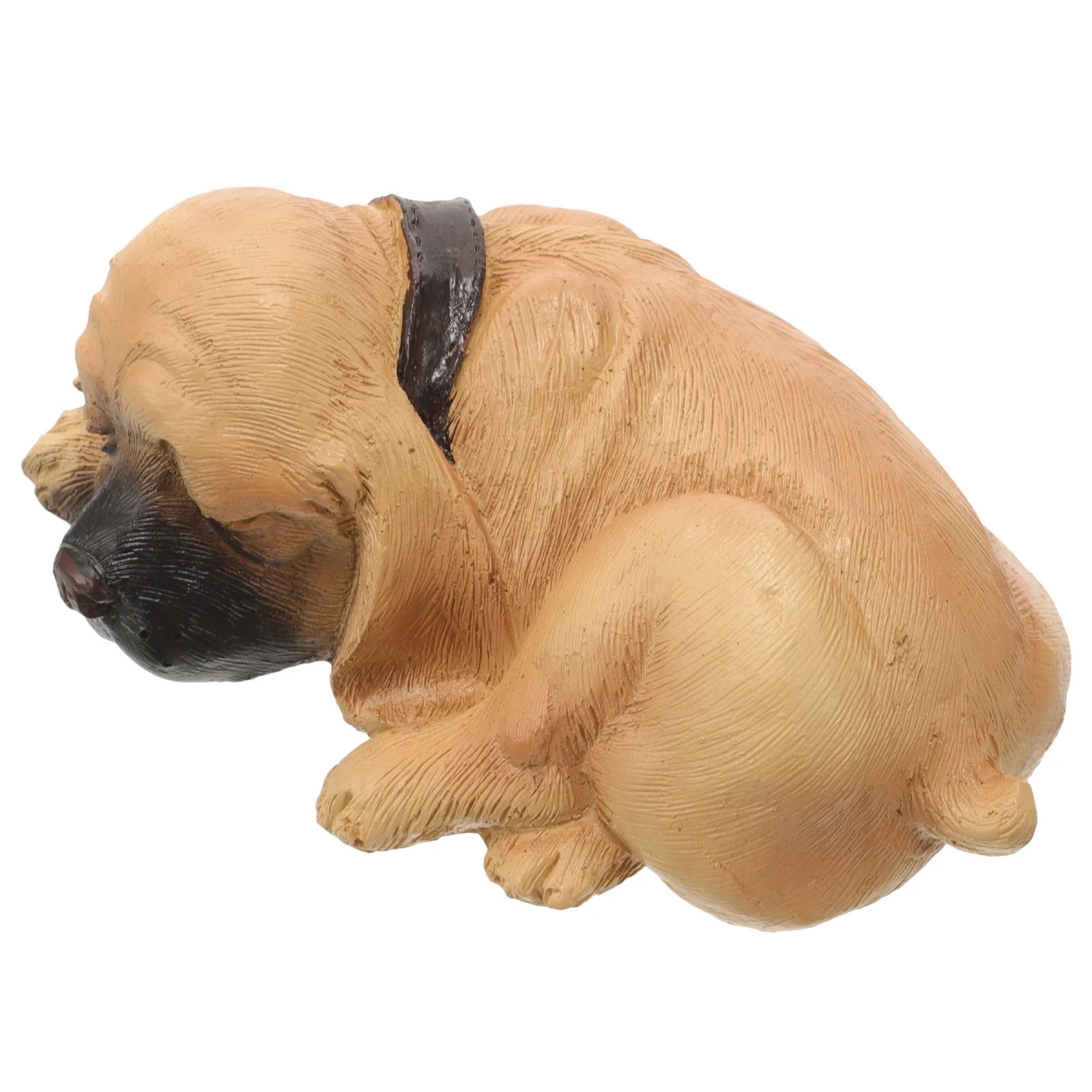 جرو حديقة مفتاح مخفي في الهواء الطلق الراتنج الزخرفية الصخور لتخزين مفاتيح الغيار المخفية حل باب ساحة مقاوم للماء #1