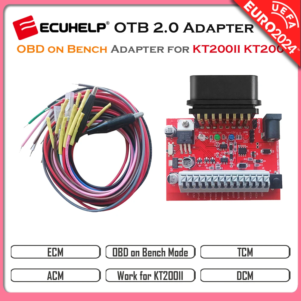 New OTB 2.0 Adapter (OBD on Bench Adapter) for KT200 KT200II Tagflash Programmer