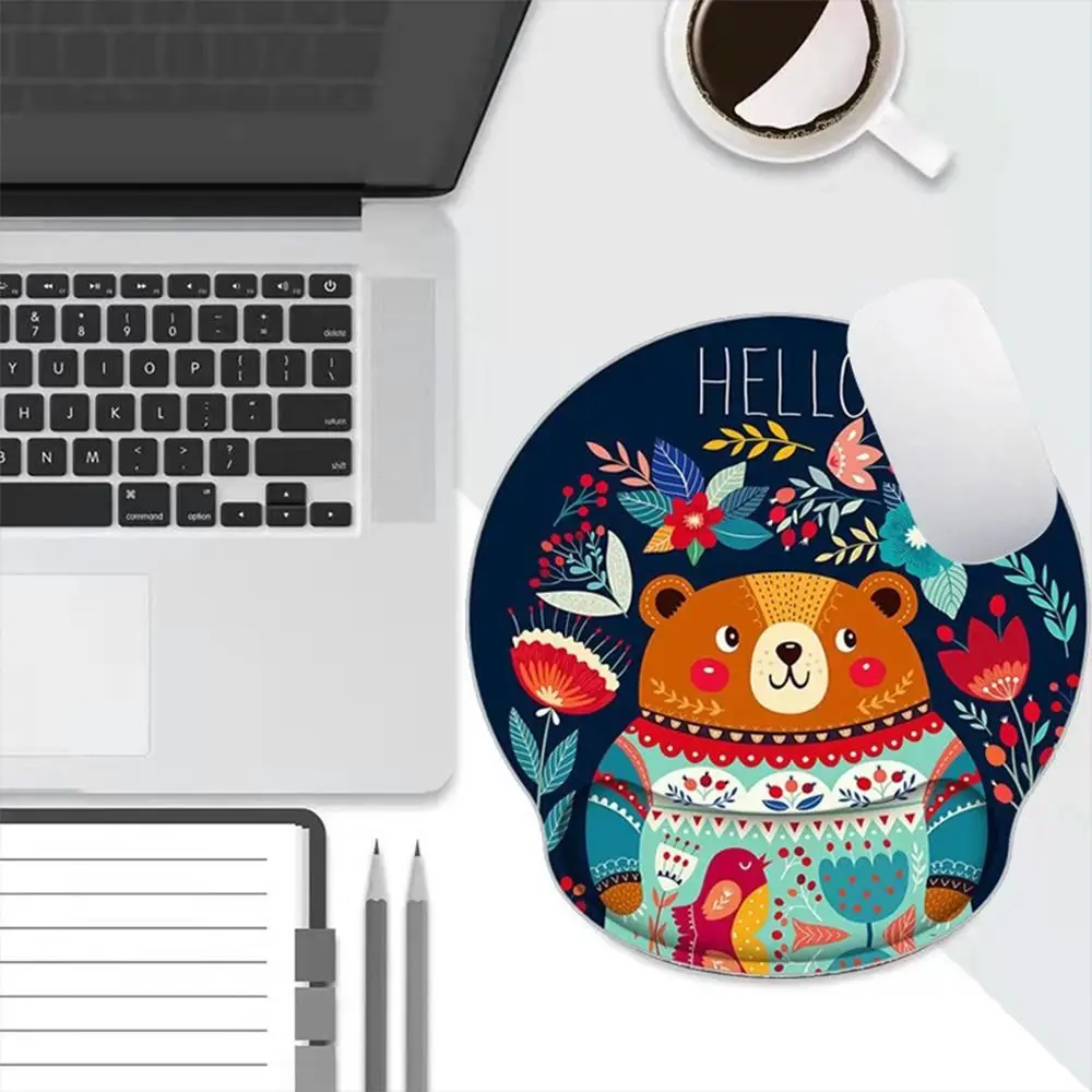 High Quality Silicone Mouse Pad Wrist Rest Ergonomic Mice Hand Support Non Slip Soft Mousepad Home Office