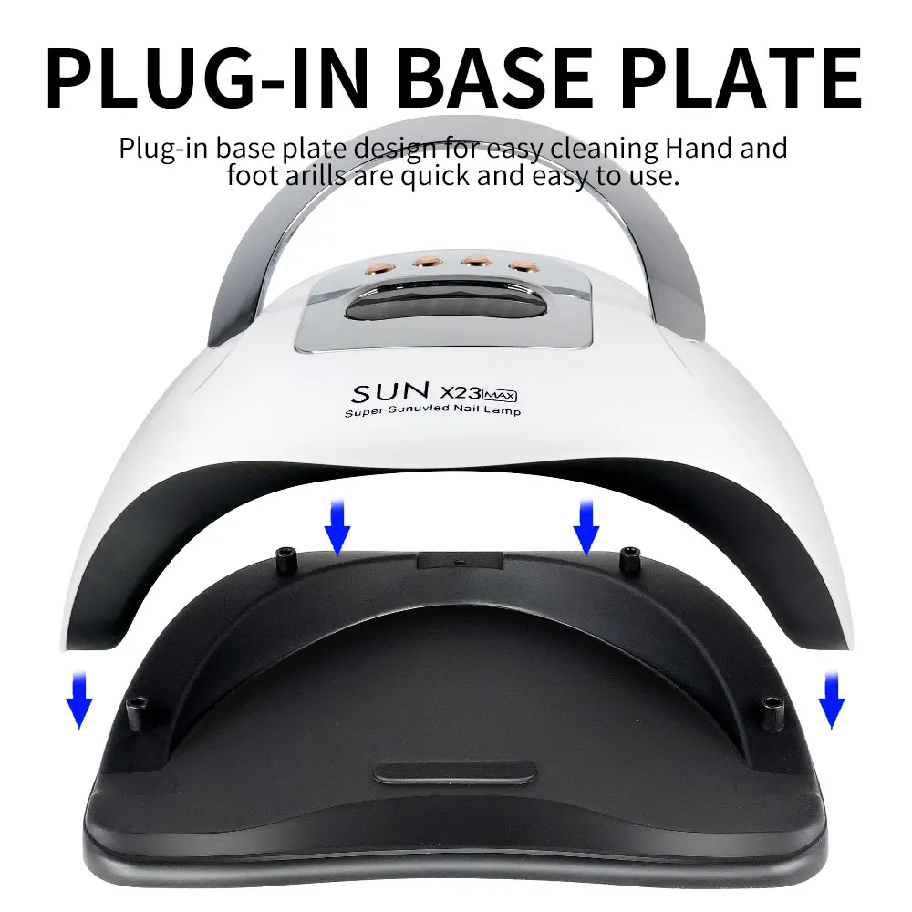 Zon X23 MAX UV LED Nagellamp Droger Machine 81 LEDs Professionele Gel Polish Drogen Lampen Met Auto Sensor manicure Salon Tool