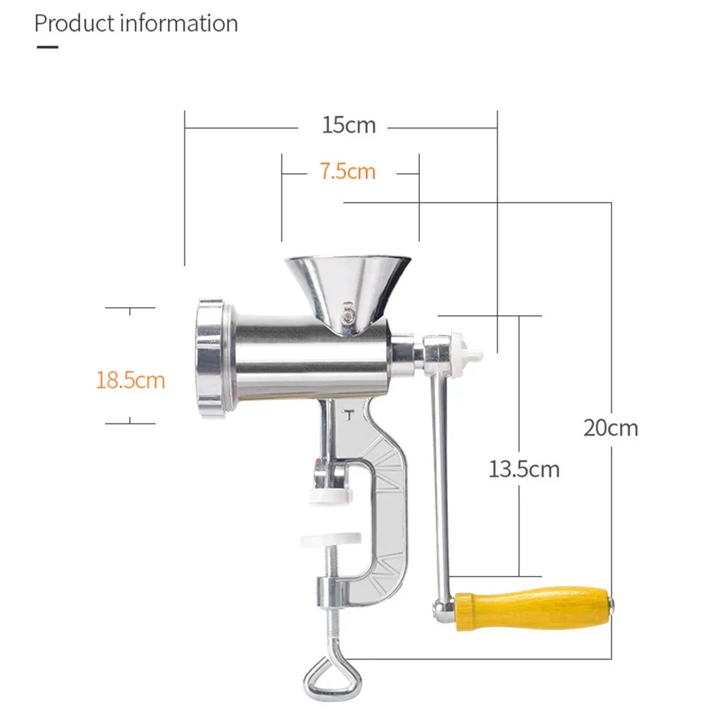 Multifunctional Meat Grinding Machine Cooking Tools Portable Sausage Noodles Grinder Hand Crank Accessories Kitchen Supplies