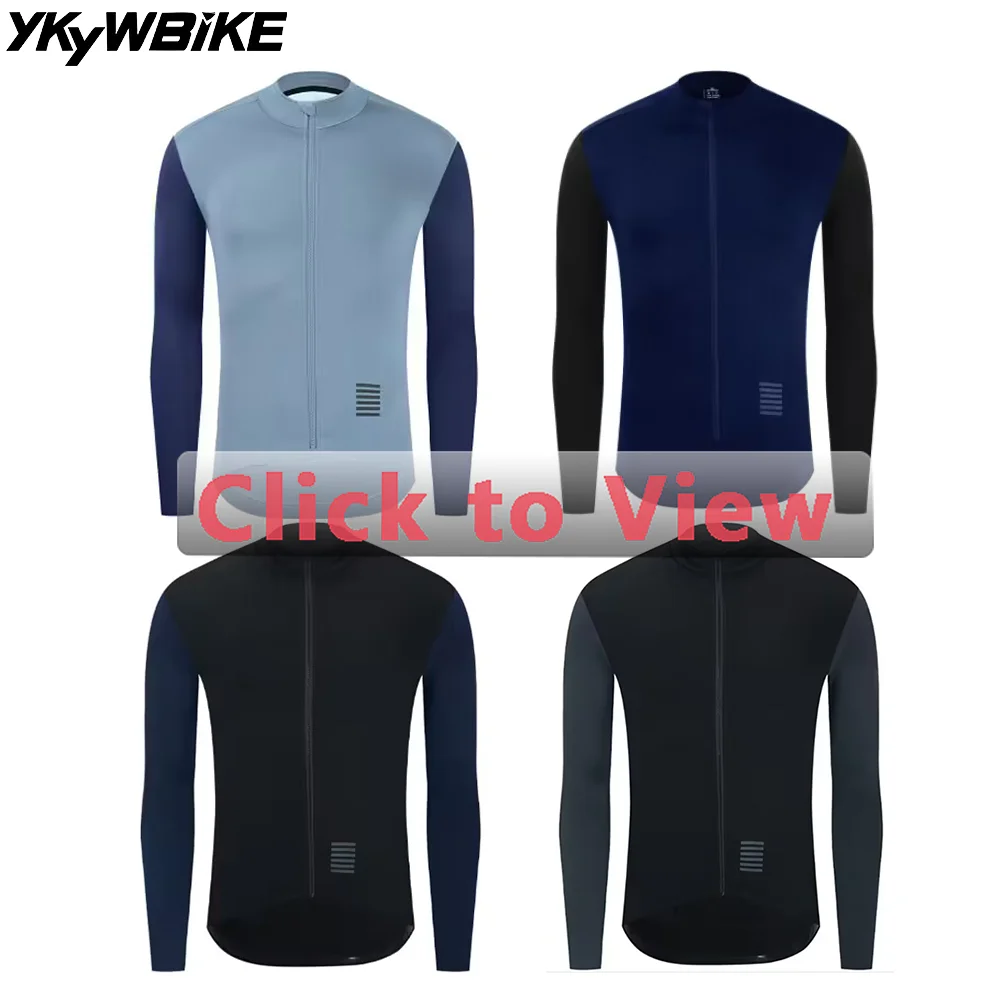 YKYWBIKE Männer Winter Thermo Fleece Langarm Männer Jacke MTB Fahrrad Mantel Pro Top Radfahren Jersey Ciclismo Fahrrad Kleidung 5 farbe – Detail 10