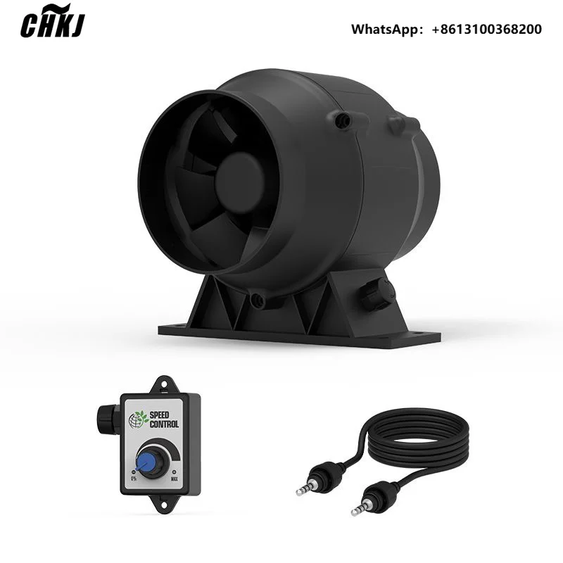 CHKJ 4 Inch Ventilation Fan Blower Exhaust Duct Fan Air Ventilator Pipe Extractor Attic With Speed Control 220V 110V