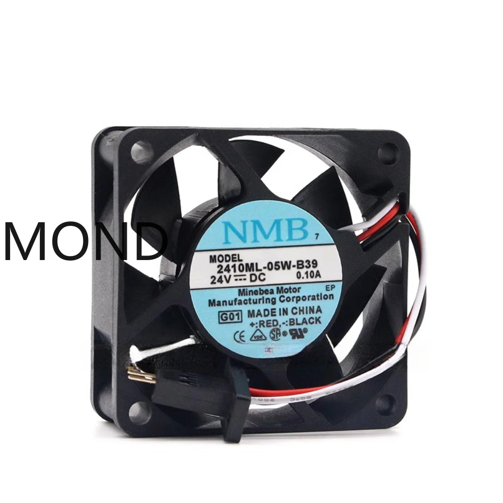 2410ML-05W-B39 ventilador de servidor para NMB NMB-MAT doble bola flujo Axial CPU fuente de alimentación inversor ventilador de refrigeración 24V 0.1A 6CM 6025 nuevo