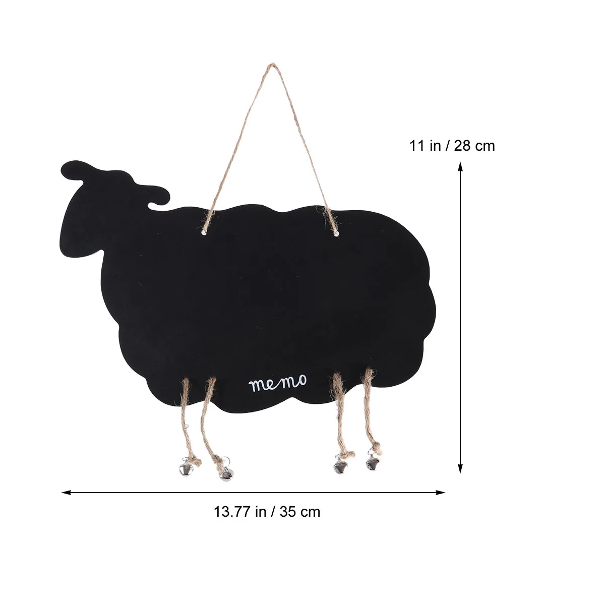 Wooden Hanging Mini Chalkboard Sheep Shaped Blackboard Sign for Wedding Reception Table Numbers Guest Book Menu Notes Reminder