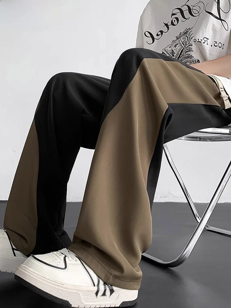 

Trendy Wide Leg Pants Men's Autumn 2025 New American Retro Swan Pants Women's Drape Straight Casual Men's Pants