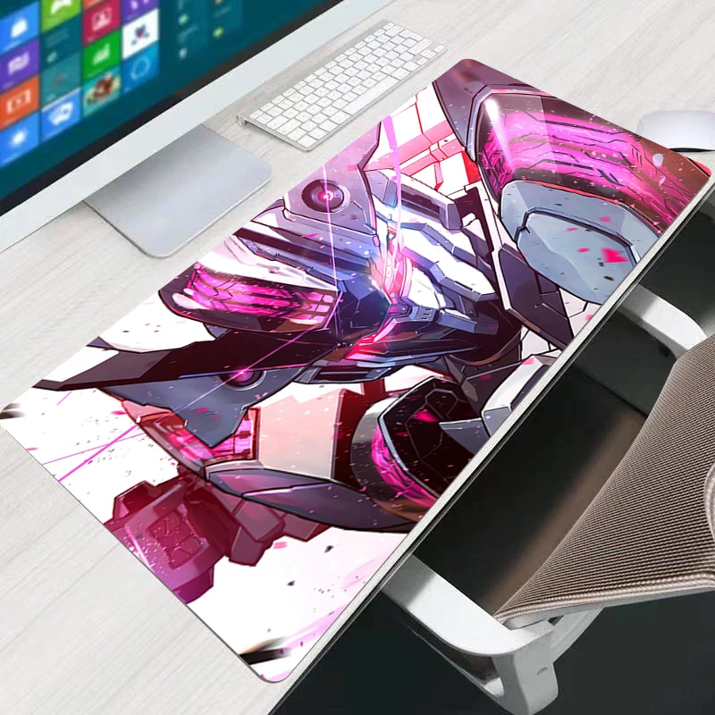 

90x40cm Mouse Pad M-mechanical Warrior G-gundam Gamer Desk Mat Computer Anime Mousepad Keyboard Pad Gaming Accessories Mausepad