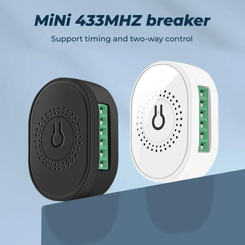 16A 433MHZ Smart Switch 2-Ways On-off Switch Control Wireless Smart Home Relay Automation Breaker Remote Suit Timing Function