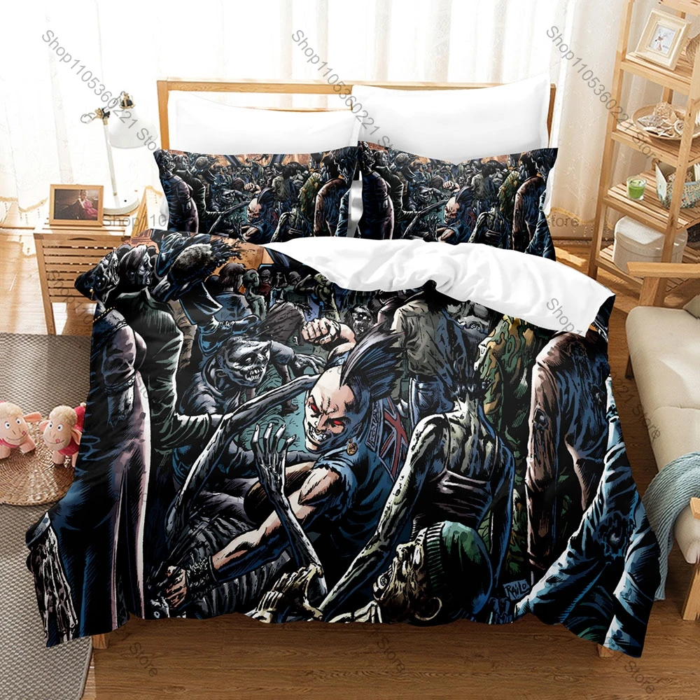 Max Brooks Extinction Parade Min Laila Vampire Zombie Horror Print Duvet Cover + 2 Pillowcases Comic Fans 3pcs Bedding Set