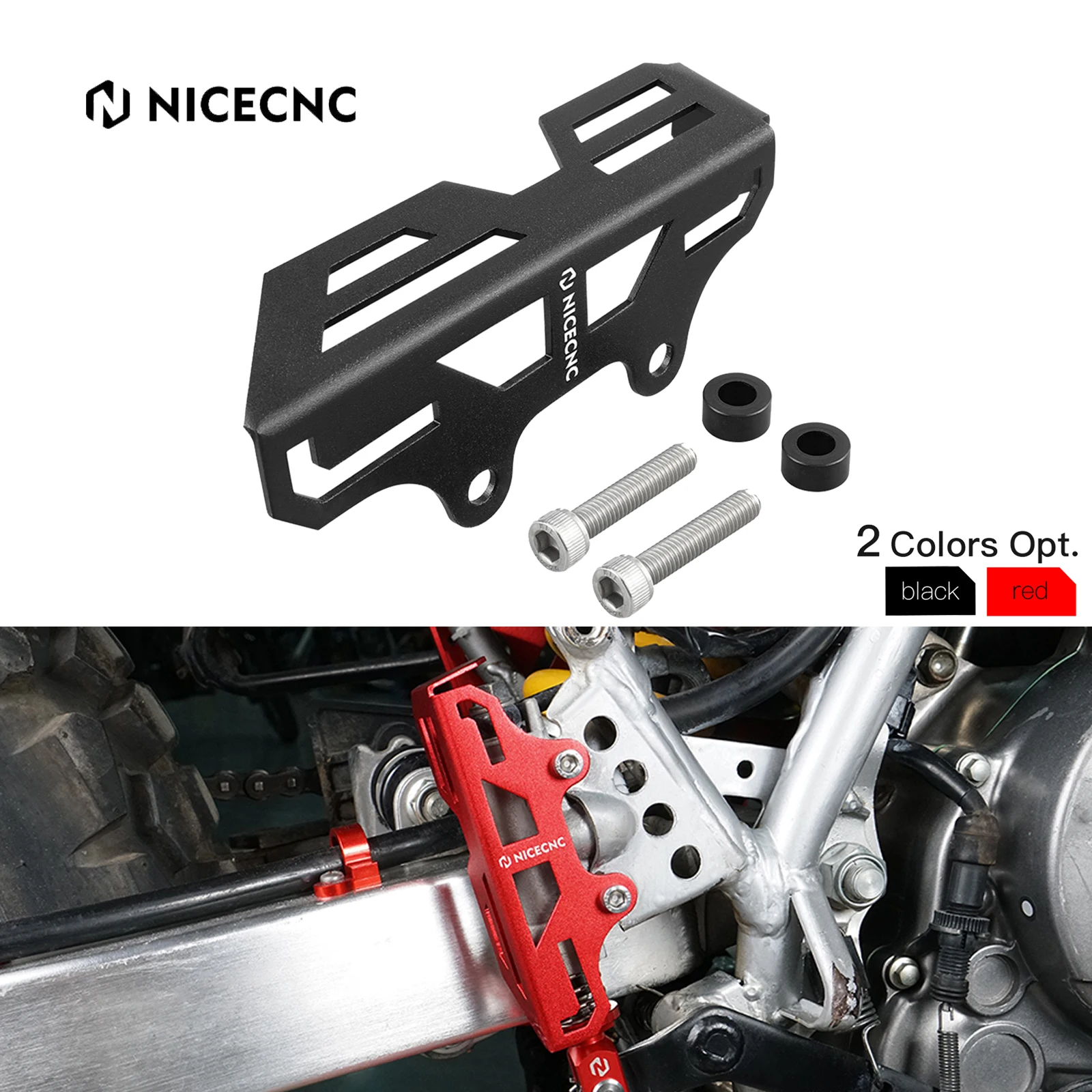 

NICECNC For Honda XR650L 1993-2025 XR600R 1993-2000 XR 650L XR 600R Motorcycle Rear Brake Pump Cover Master Cylinder Guard
