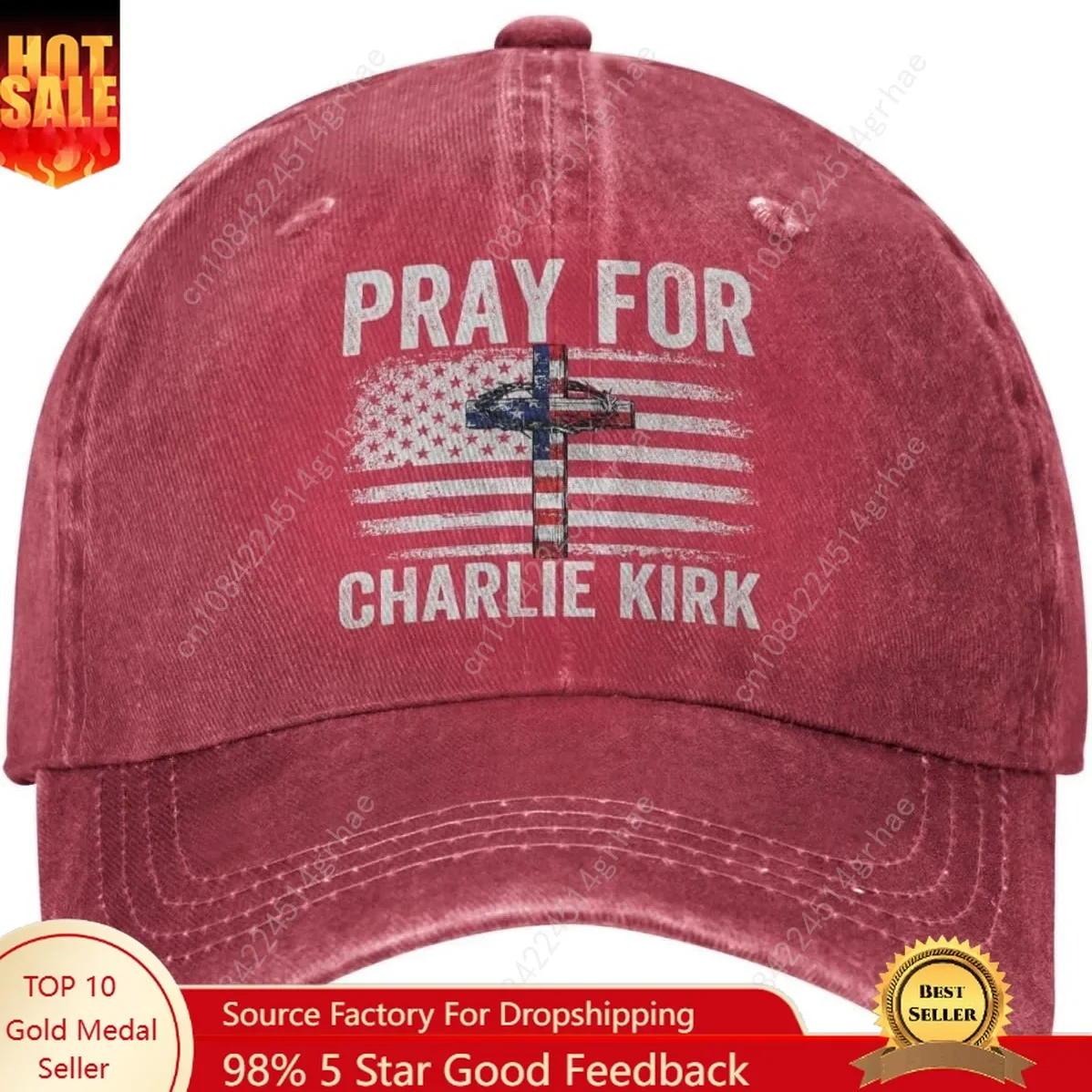

Pray for Charlie Kirk Caps for Womens Pray for Charlie Baseball Hat Pray for Charlie Kirk