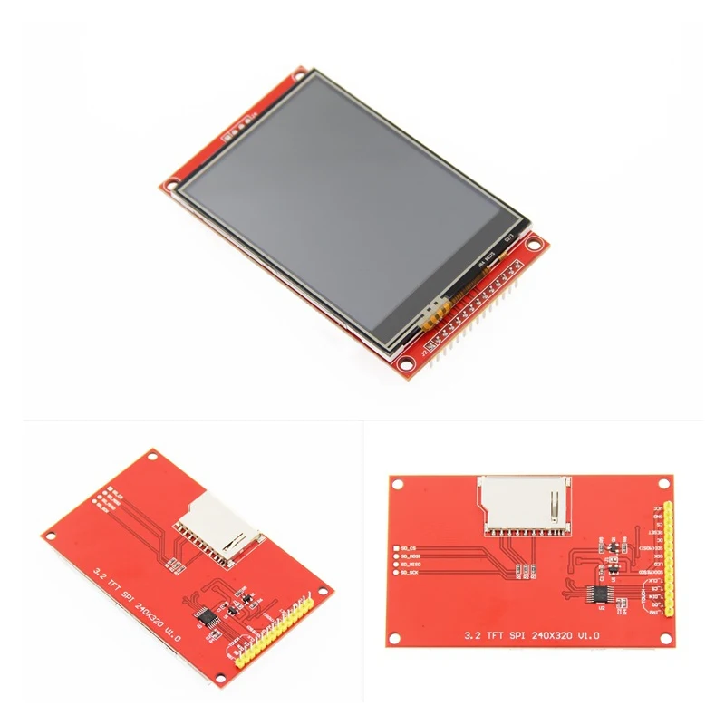 3.2 Inch SPI Serial Port LCD Screen TFT Display Screen Color Screen Module 240*320 ILI9341 with Touch