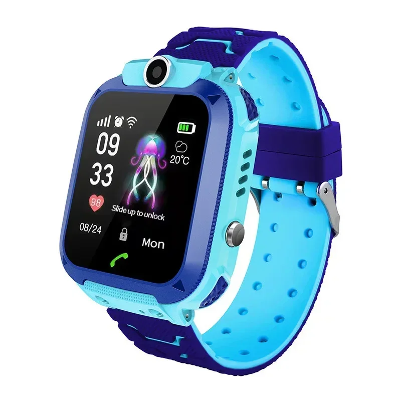 Lenovo 2027 5G Kinderkamera Smartwatch GPS-Ortung SIM-Karte SOS Wasserdichte Kinder-Videoanruf-Uhr für Jungen und Mädchen Geschenk