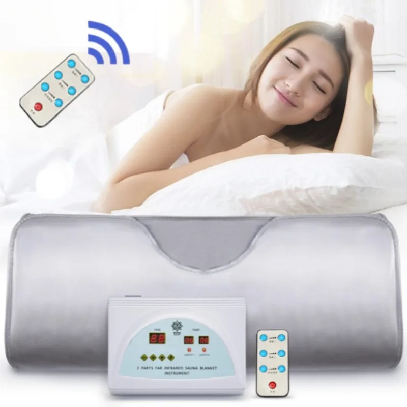 Detox Sweating Sauna Blanket Body Slimming Heating Spa Sauna Blanket Red Light Therapy Anti-Cold Remove Beauty Tech Home Devices