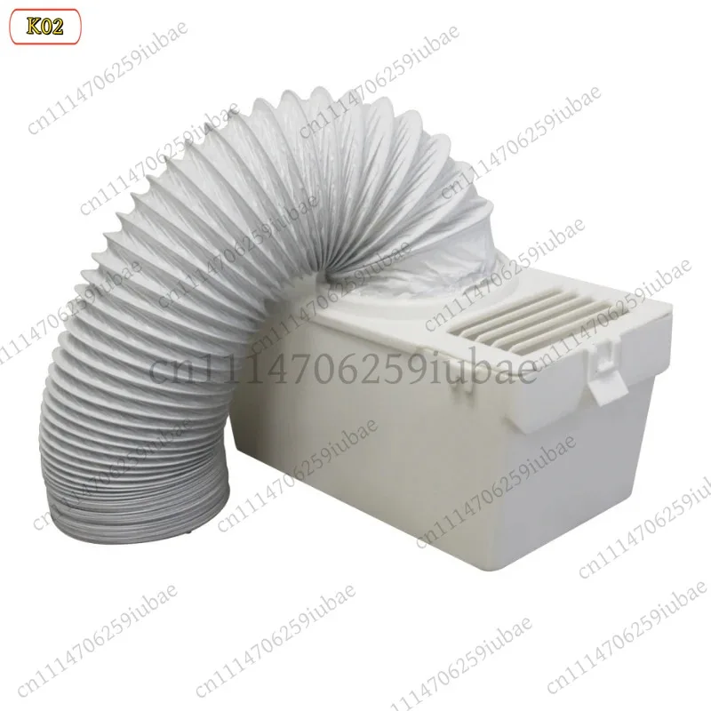 LD_Universal PVC Tumble Dryer Condenser Vent Kit Box with Hose for Indoor Drying Clothes, Replacement Parts