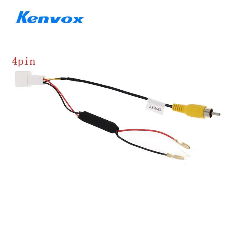 Car 4pin Reverse Camera Output Video Adapter Wiring Cable For Toyota Original Factory Auto Camera Video Output