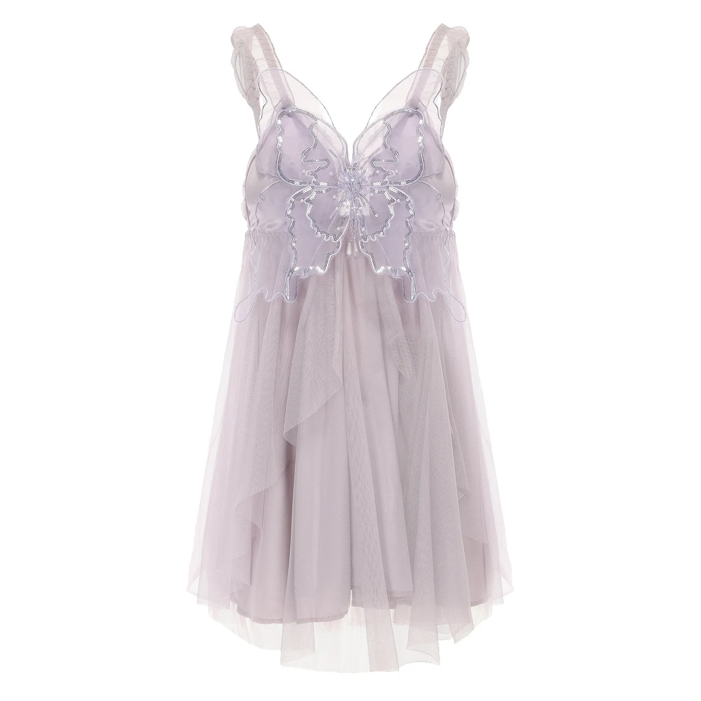

Sexy Luxurious Sweet Mesh Passionate Push-Up Padded Nightdress With Robe Home Wear Casual Elegant Style Dress For Woman PL56