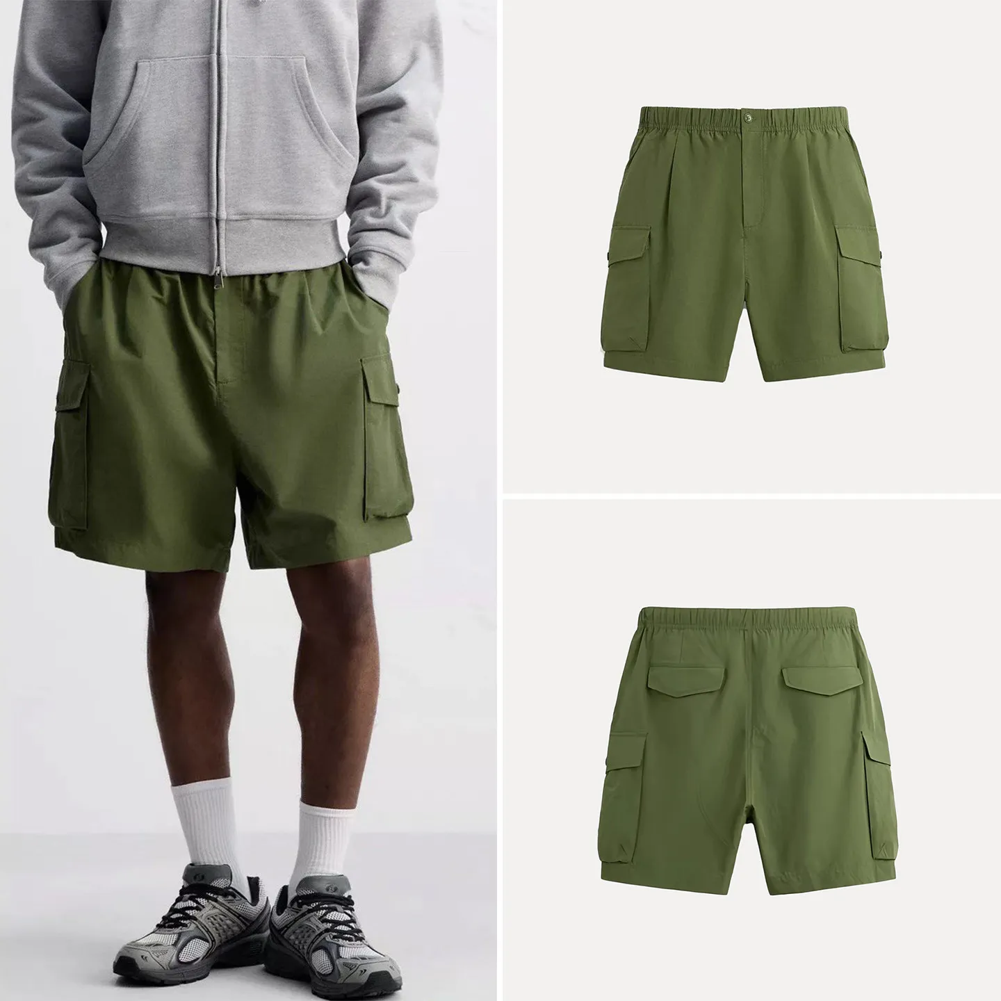 Men's Fashionable Casual Lightweight Loose Fit Summer Shorts Straight Leg 2026 New Arrival Versatile Comfortable Workwear
