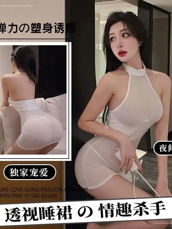 Sexy halter retalhos vestidos lápis femininos óleo de seda pura ver através do pacote hip bodycon micro vestidos elevador bunda vestido kzo