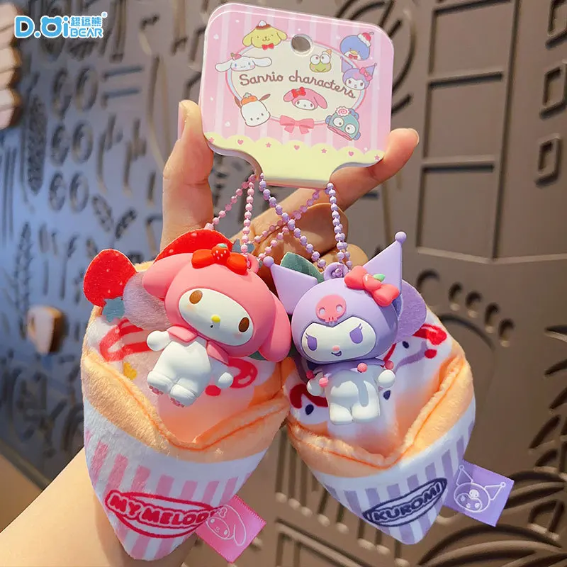 سلسلة مفاتيح كارتون كورومي ماي ميلودي كريب هدية لطيفة للزوجين حقيبة كاواي ساحرة للفتيات ملحقات مطابقة أفضل صديق #2