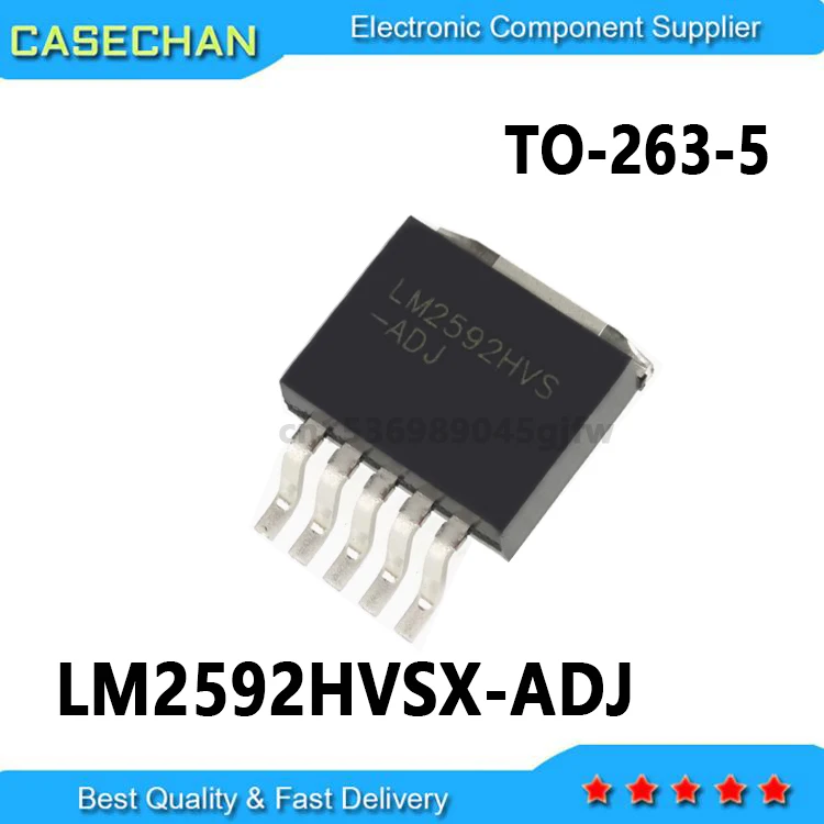 1PCS LM2592HVSX-ADJ LM2592HVS-ADJ LM2592HVS 5-DDPAK TO-263-5