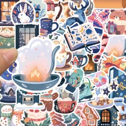 10/30/50PCS Winter Christmas Object Cartoon Decoration Stickers Aesthetic DIY Notebook Laptop Phone Kawaii Children Sticker Gift